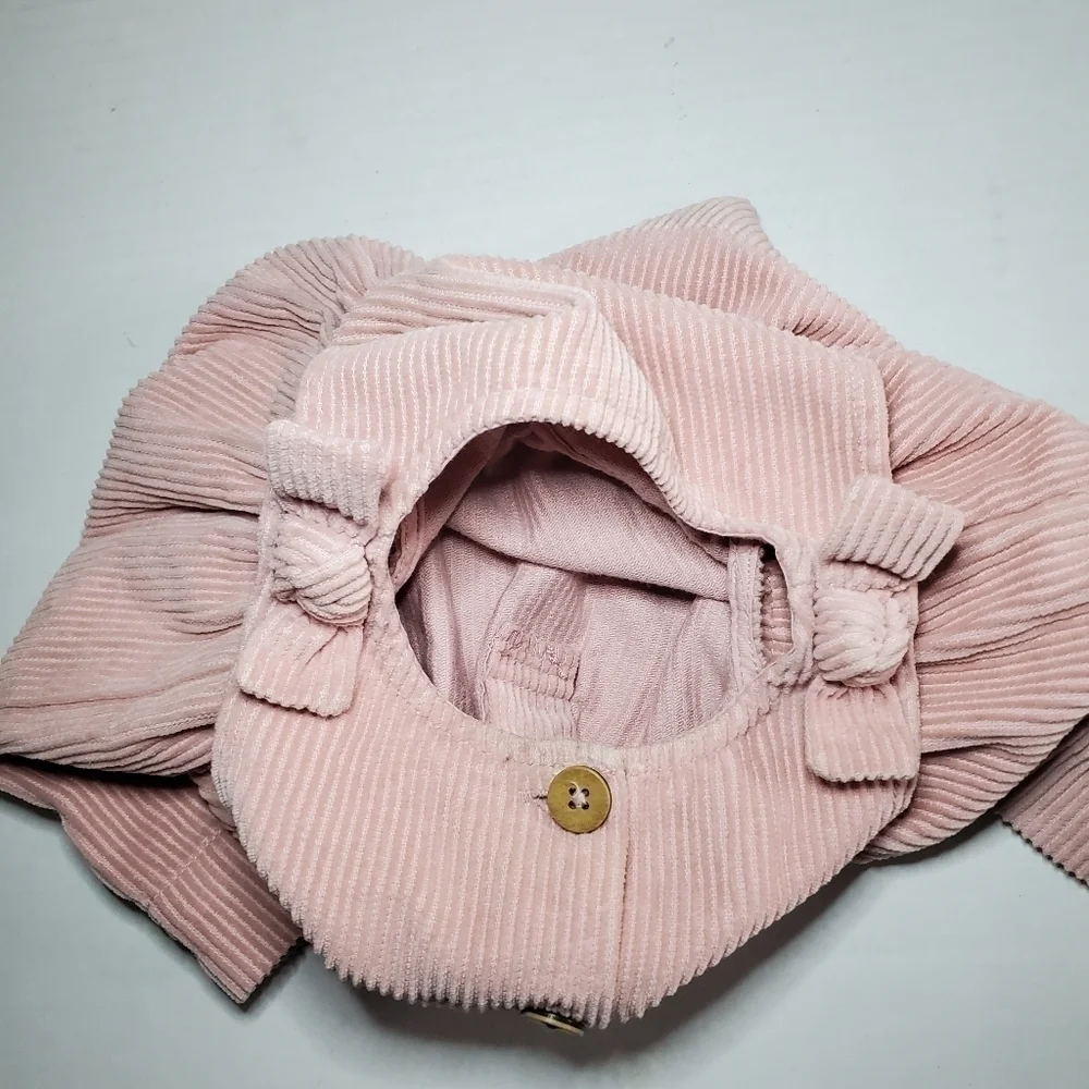 Baby Gap Corduroy Dress Pink Sz 3-6M Bow